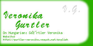 veronika gurtler business card
